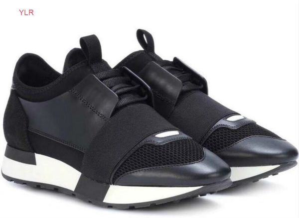 

2019 man woman casual shoes luxury designer sneaker genuine leather mesh pointed toe race runner shoes outdoors trainers with box 13