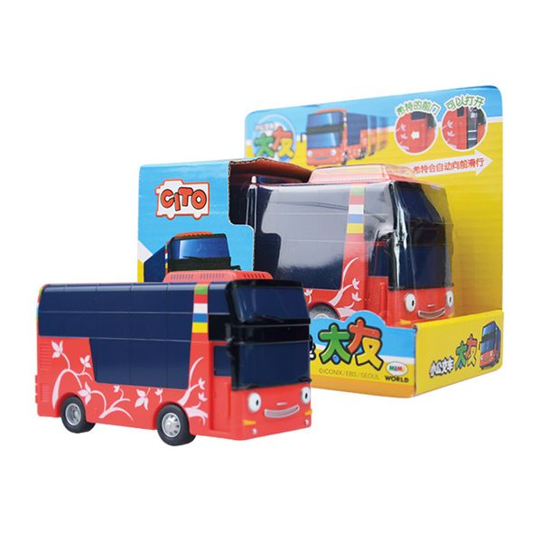 

kids cartoon cars tayo miniature plastic little model cito gani lani nuri pat rogi bus toys for childrenbirthday gift