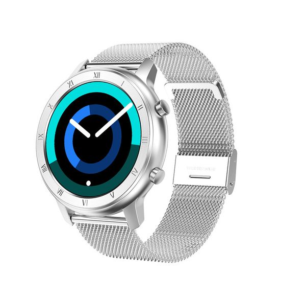 

stainless steel ip68 waterproof smartwatch fitness tracker with heart rate sleep monitoring calories pedometer activity tracker gift