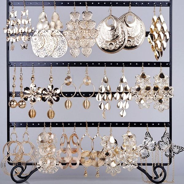 

12 pairs special price jewelry lots style gold plated fashion dangl earrings mixed randomly send earring pendant, Silver
