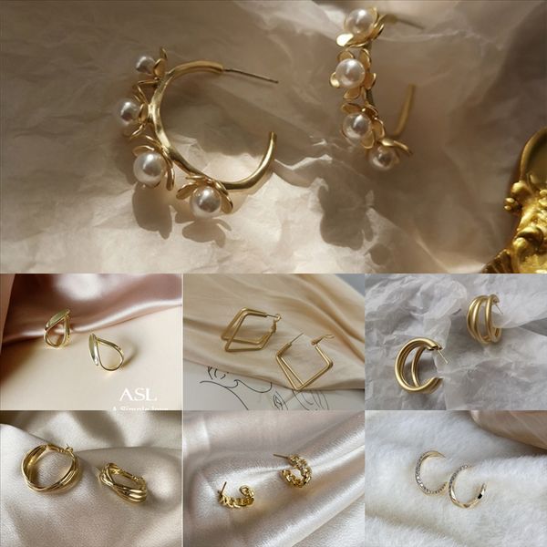 

yoluand america exaggerated earrings long crystal chandelier earring earrings style jewelry spot ethnic anti-allergic wild fashion, Golden