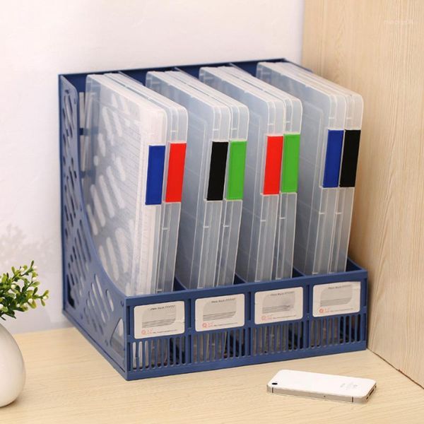 

a4 transparent storage box clear plastic document paper filling case file pp office organizer invisible storage cases buckled1