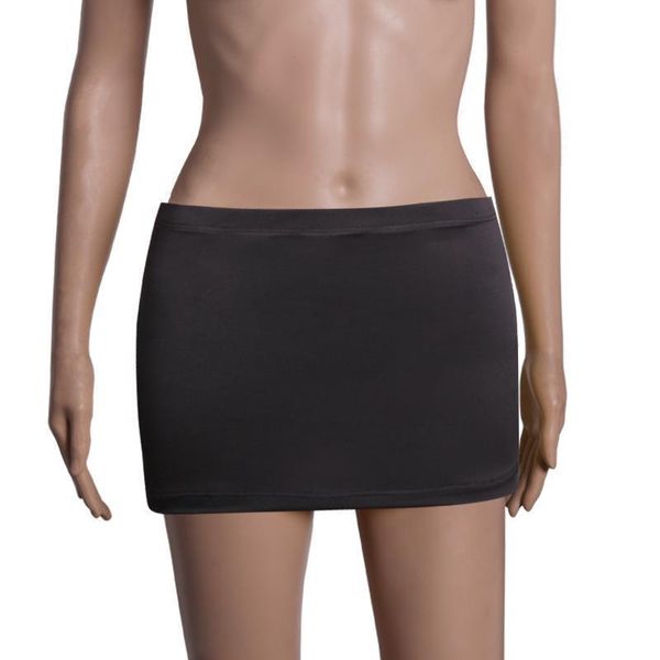 

micro mini skirt ice silk tight pencil cute skirt smooth night club skirt fantasy erotic night club low rise waist, Black