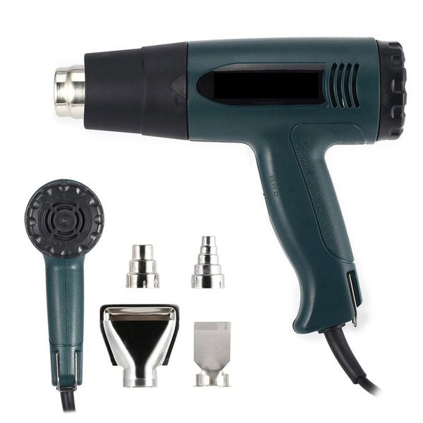 

air gun thermostatic plastic welding torch 1600w electric hair dryer heat gun soldering rework repair tool air blower