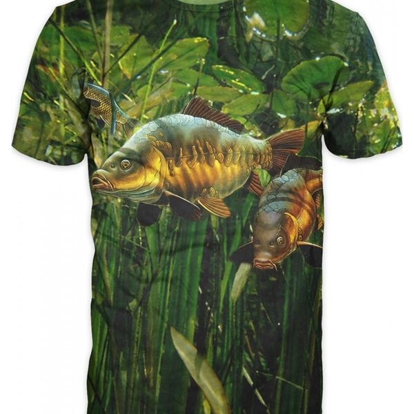 

fashion many style 3d printed tee cool men 3d fish t-shirt hobby carp tshirt oversized hip hop y200104, White;black
