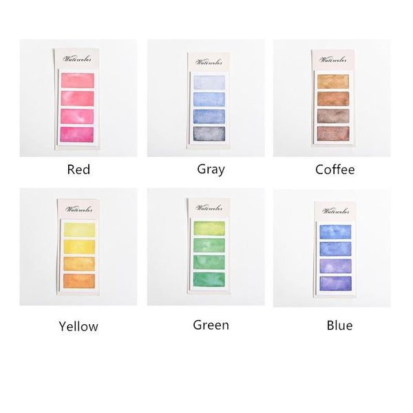 

6 шт красочного memo pad set мини index sticky note цвет тег этикетка planner наклейка книга маркер канцелярская школа f6633 jllmvy