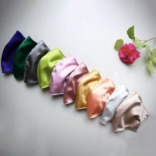 

women silk for face designer print fashion ear proof cover breathable masks washable reusable mouth mask #c