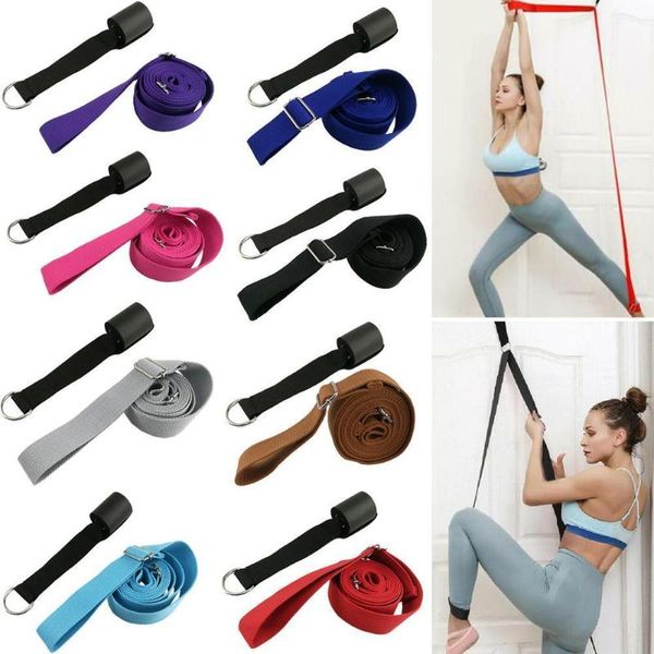 

resistance bands women yoga stretching belt lacing soft opening horse tension trainer fitness j4g5