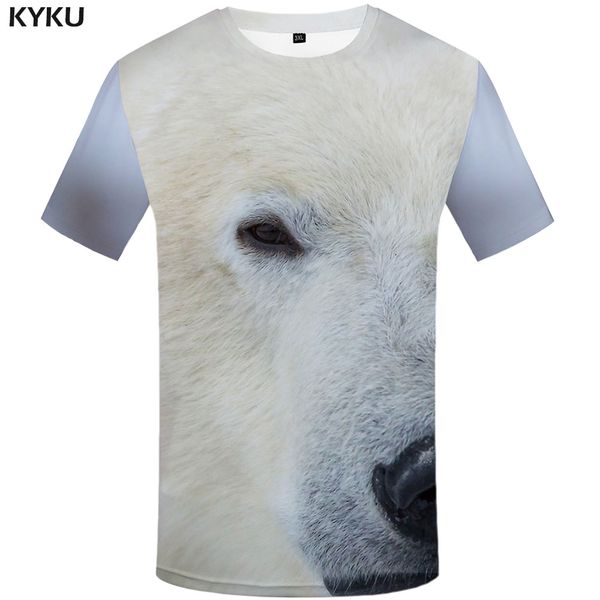 

bear animal printed lovely cartoon print 3d print shirts oversized hippie hippie men clothing