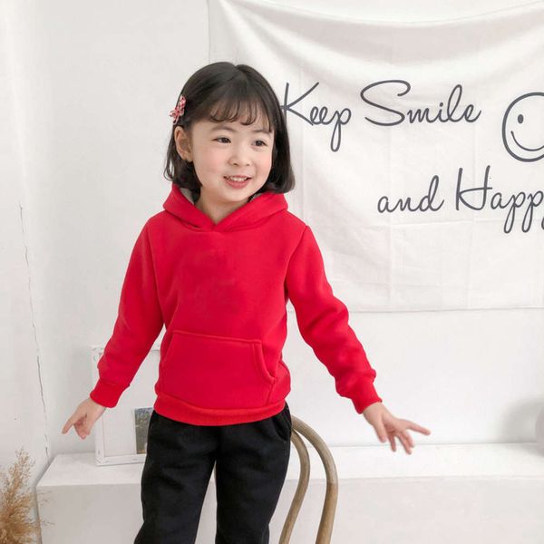 

pullover winter sport letter long hooded sve korean high collar red children's bodysuit 122208, Black