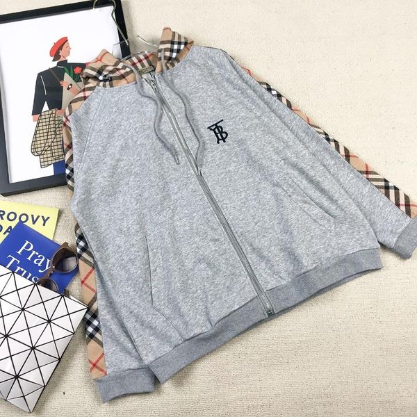 

20fw mens womens designer sweatshirt hooded burb back bear print cardigan hoodie sweater streetwear outdoor winter clothing quality, Black;brown