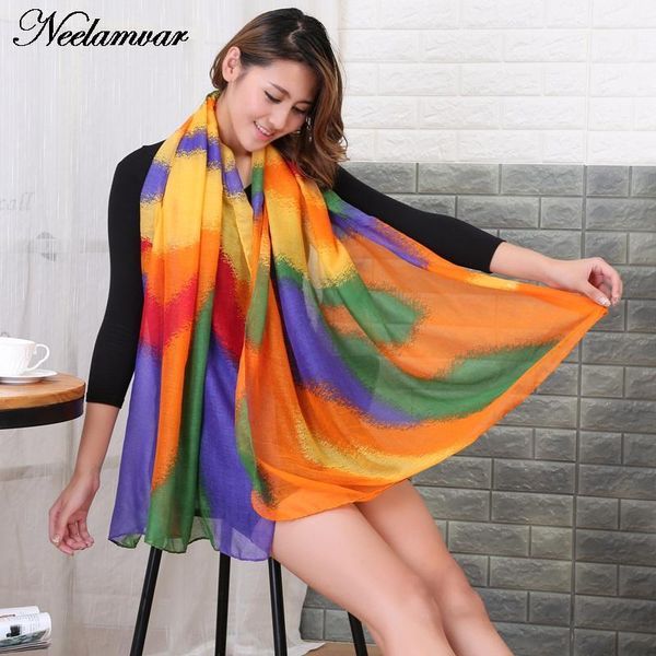 

wholesale- fashion stripes colorful scarf women voile wrap shawl lady winter warm scarves echarpes pareo bufandas autumn and winte1, Blue;gray