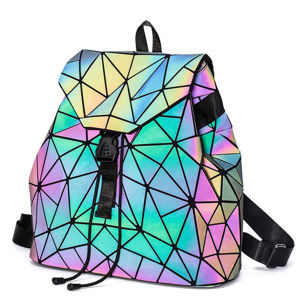 Explosionsmodelle Japanischer Schulter-Leuchtrucksack Unisex Magische Farbe Computerrucksack Persönlichkeit Mode Stadtrucksack Q0705