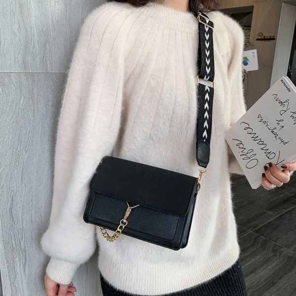 

38 # женщины повседневная кожа crossbody сумки для женщин моды широкий плеча роскошные сумки сумки конструктора сумка сак