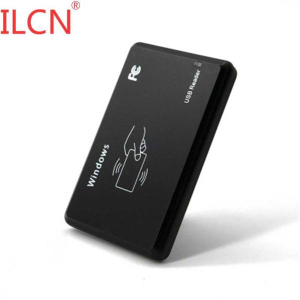 

13.56mhz rfid new version reader usb proximity sensor reader variety format nfc (no driver)+ 2x sample nfc card fast shipping