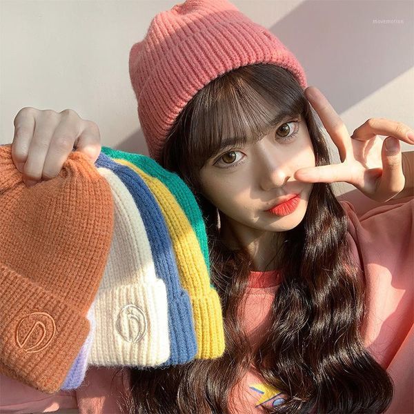 

beanie hat women autumn/winter simple woolen hat couple outdoor warm hedging knitted cold men1, Blue;gray