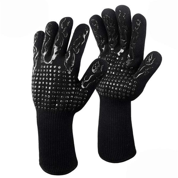 

1 pair oven mitt baking glove extreme heat resistant multi purpose grilling cook gloves kitchen barbecue glove bbq gloves q40 bbyzbr