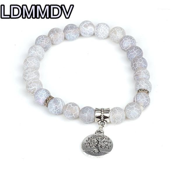 

stone bead bracelet frosted matte agates stripe banded bracelets 8mm for islamic muslim jewelry diy yoga bracelet beige1, Golden;silver