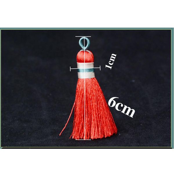 

12pcs lot 5cm tassel with hanging rope silk fringe sewing bangs tassel trim decorative key tassels for curtains home decoration h jllhuf