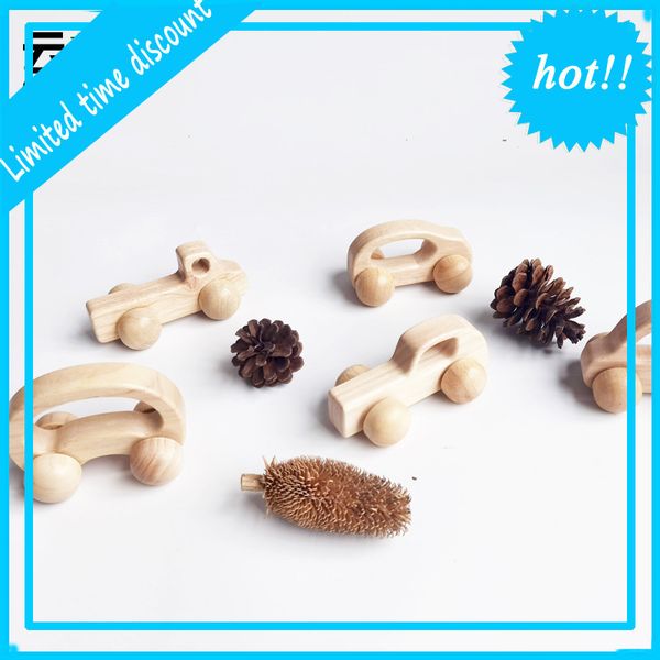 

2022 toyshop 9/style baby building blocks toy maple car mahogany classic car black walnut gift toy beech wood car educational montessori toy