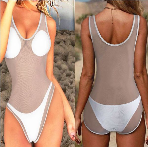

2021 new special one piece cut out women's bikini swimsuit, White;black