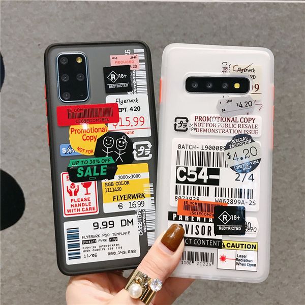 

для samsung s8 / s9 / s10 / s20 + лейбл кожи мобильный телефон shell note20 / 10/9 защитные жесткий a71