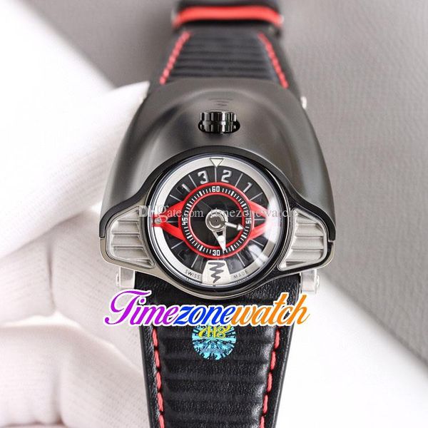 

azimuth gran turismo 4 variants miyota automatic mens watch sp.ss.gt.n001 black dial white inner pvd black steel case leather sport watches, Slivery;brown