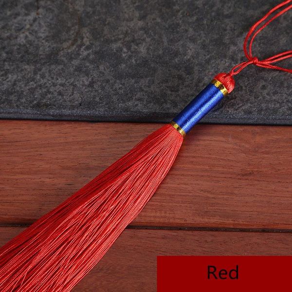 

2pcs chinese style long fringe trim tassels jewelry clothes sewing decorative accessories diy hanging ring pendant silk tassels h wmttor