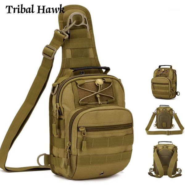 

outdoor bags tactical shoulder bag molle nylon camo backpack army men fishing camping hunting waterproof chest sling hiking1