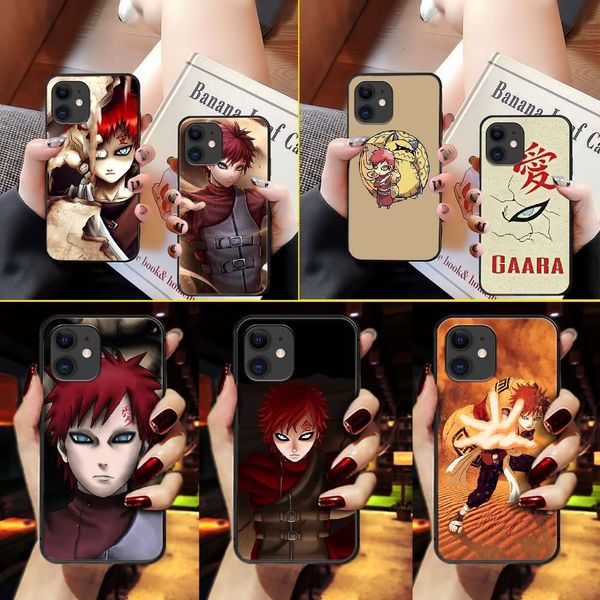 

naruto gaara mobile phone case for def 5, 5s, se, 2, 6, 6s, 7, 8, 11, 12, mini plus, x, xs, xr, pro largt, black, luxury