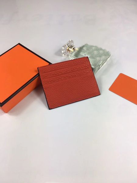 Livraison gratuite en gros mini portefeuille mince en cuir véritable souple porte-carte classique facile à prendre amant sac à main excellente qualité prix usine