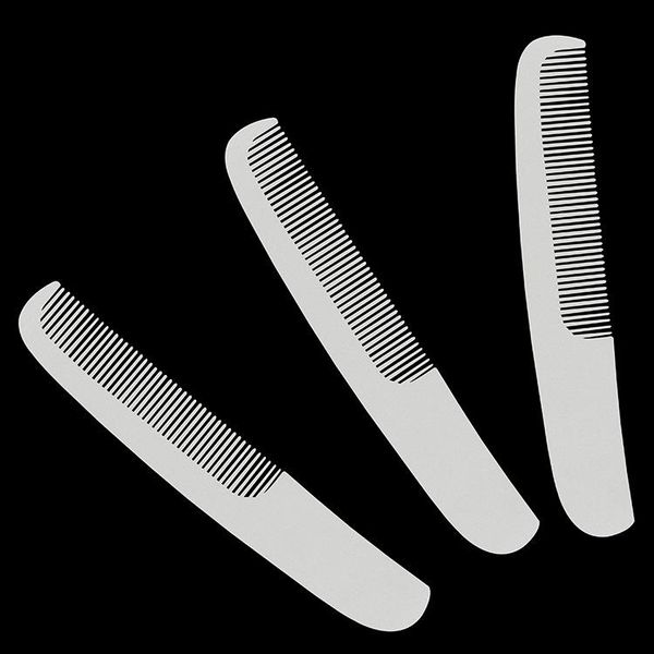 

white l disposable combs trave portable combs household hairbrush toiletries plastic comb hairdressing supplies luxury package vt0122