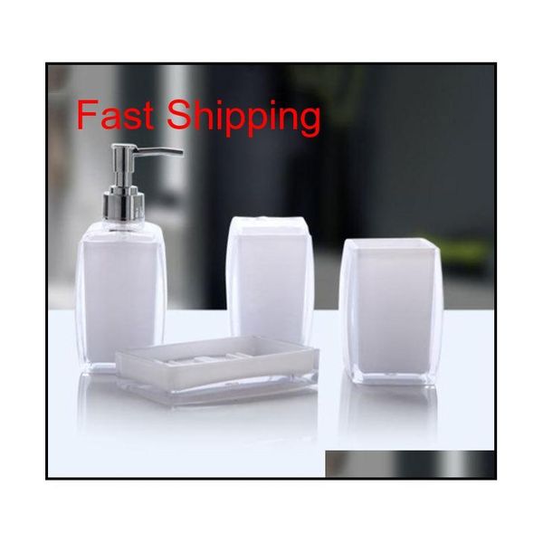 

acrylic 4 piece set bathroom accessories set soap bottle mouth cup soap dish cup toothbrush holder case ball boy qylqce bdenet