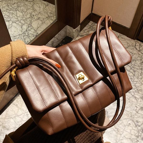 

cross body pu leather thread designer fashion crossbody shoulder handbags 2021 winter female luxury trend flap bags bolsos sac a main