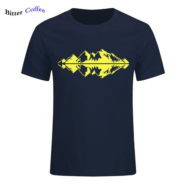 

sport new 2019 mountain range t shirt men mountain summer t shirts cotton short sleeve funny tshirt ing