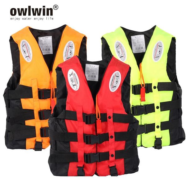

universal outdoor swimming boating skiing driving vest survival suit polyester life jacket for children with pipe bbycsm