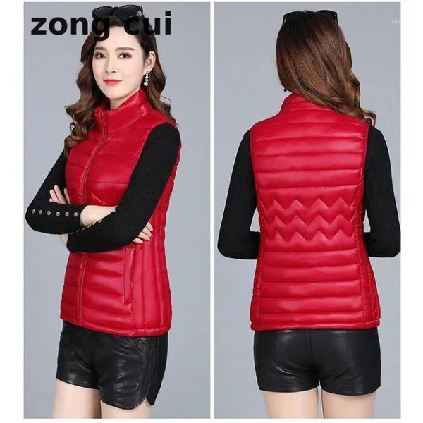 

sleeveless jacket women's super thin down jacket plus size vest super light white down women's coat1, Black