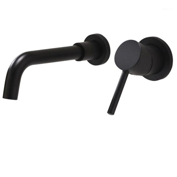 

bathroom wall mounted faucet basin tap bath tub sink faucet brass wash basin faucets matte balck bathroom water taps1