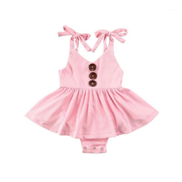 

jumpsuits baby girls casual cute sling jumpsuit born summer fashion solid color sleeveless knitted romper1, Blue