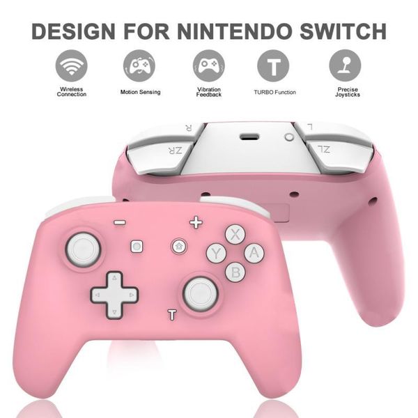 

new bluetooth wireless and wired gamepad for switch pro controller for switch console game joystick gamepads