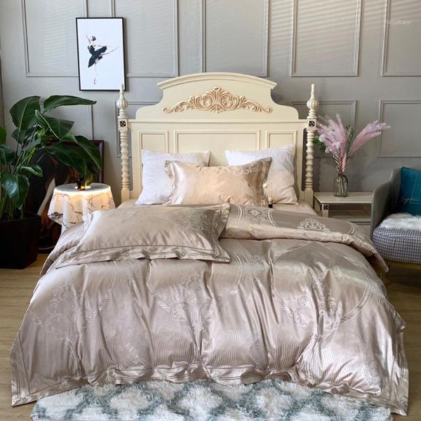 

800tc luxury bedding set king duvet cover and pillow cases1
