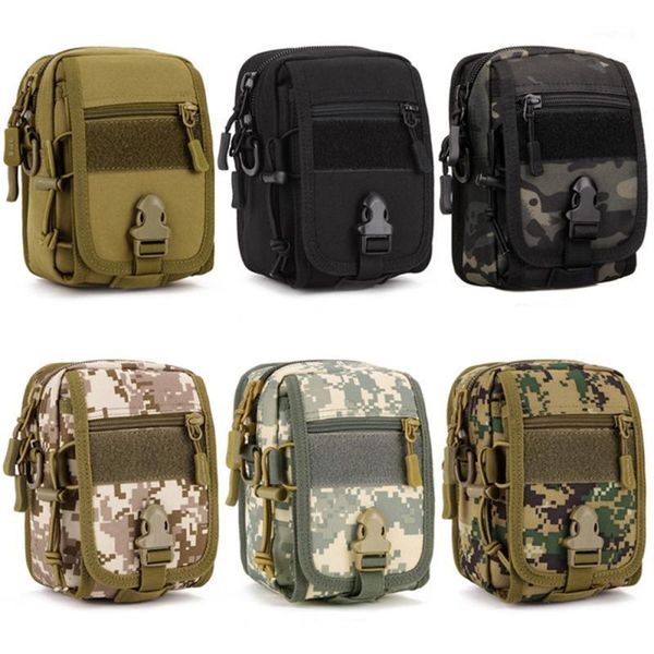 

tactical bag shulder bag molle hunting pouch camping waterproof mobile pocket running outdoor small outdoor equipment1
