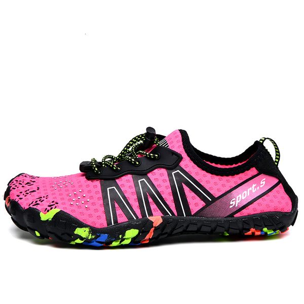 

black friday moda verano rosa aqua mujer pareja zapatos de agua zapatillas coloridas deportes al aire libre transpirable secado