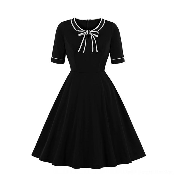 

zjsfc 2019 autumn bow big swing 2076 2019 autumn dress bow big skirt butterfly skirt butterfly 2076 dress swing m4nua, Black;gray