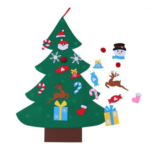 

3d diy felt christmas tree christmas decorations for home tree decoration xmas gifts new year 20201