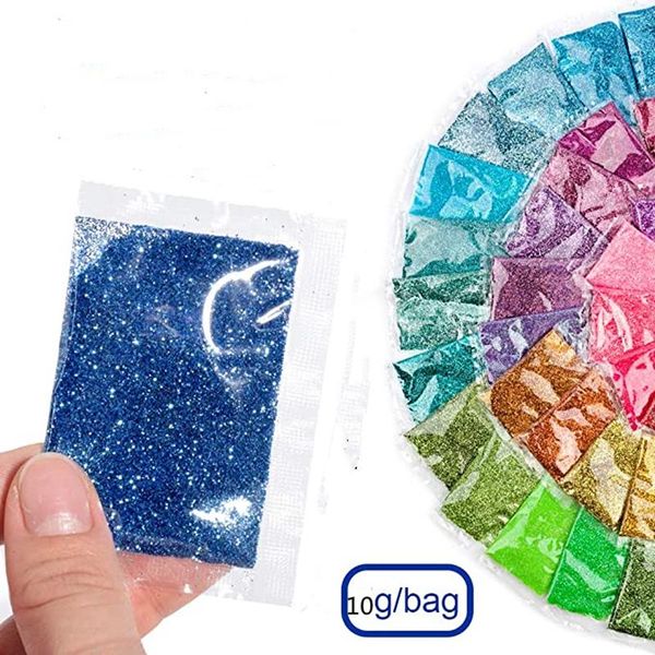 

nail glitter 10g wholesale price powder safe for skin perfect makeup, body tattoos, face, , lips, soap, lotion, art, Silver;gold