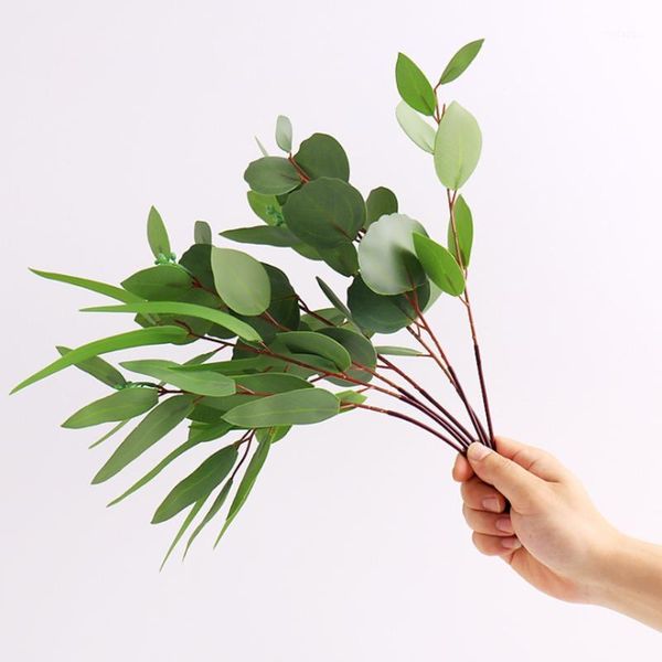 

decorative flowers & wreaths artificial leaves floral arrangement accessories eucalyptus living room secorations household items1