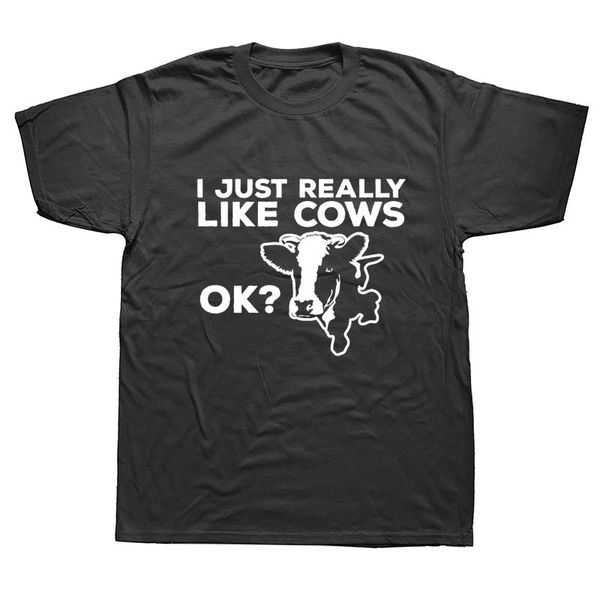 

i really like cows ok funny cow t-shirts farmer gift printed men t shirt clothes tee shirts sport hooded sweatshirt hoodie
