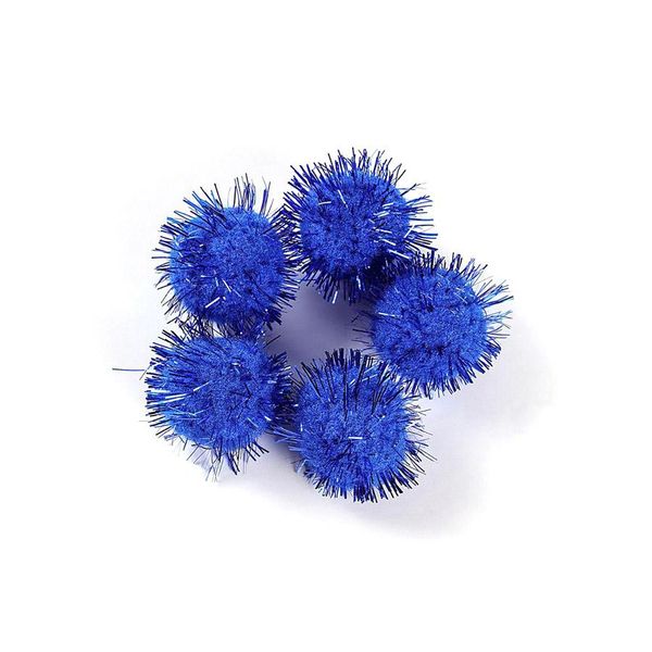 

200pcs сумка многоцветной блеск помпон sparkly плюшевых шары diy цветок crafts игрушка дом декор сумка обувь рождественский подарок sqcfri