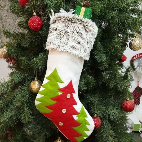 

socks 25pcs decorations tree pattern christmas gift candy bag interior decoration pendant t500106 x459